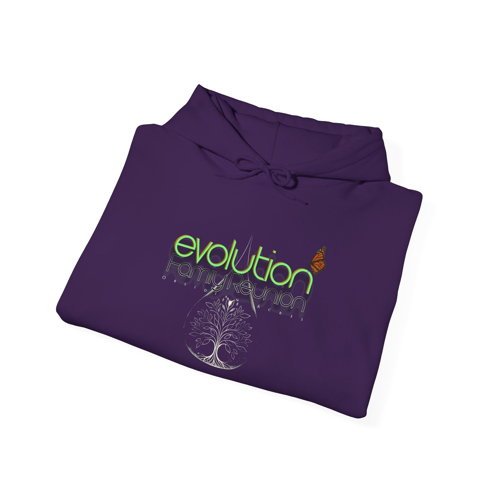 π¦ EVO Society Personalized Butterfly Hoodie β Obsidian Acres 2025 - Image 15