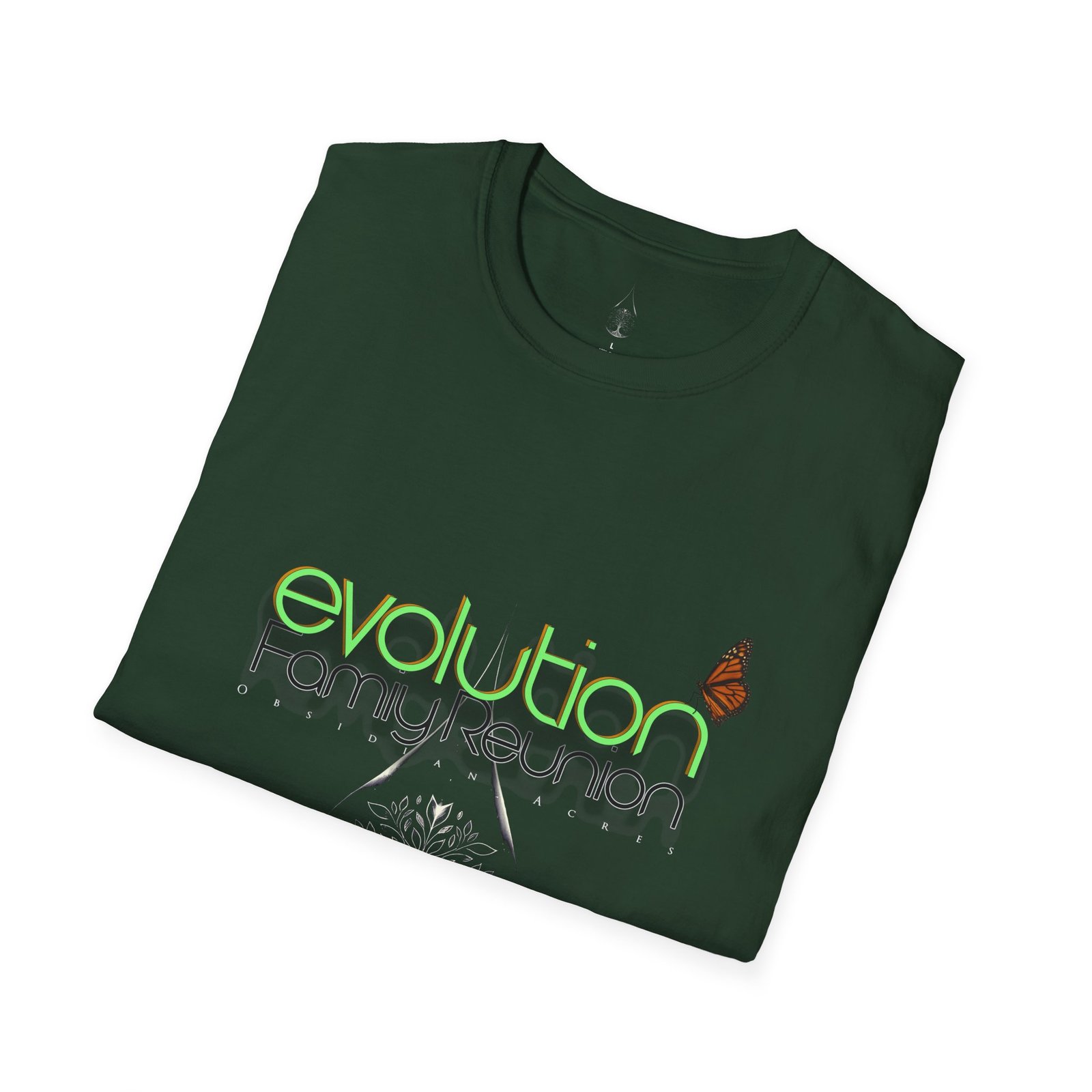 π¦ EVO Society Cosmic Butterfly Tee β Obsidian Acres 2025 - Image 10