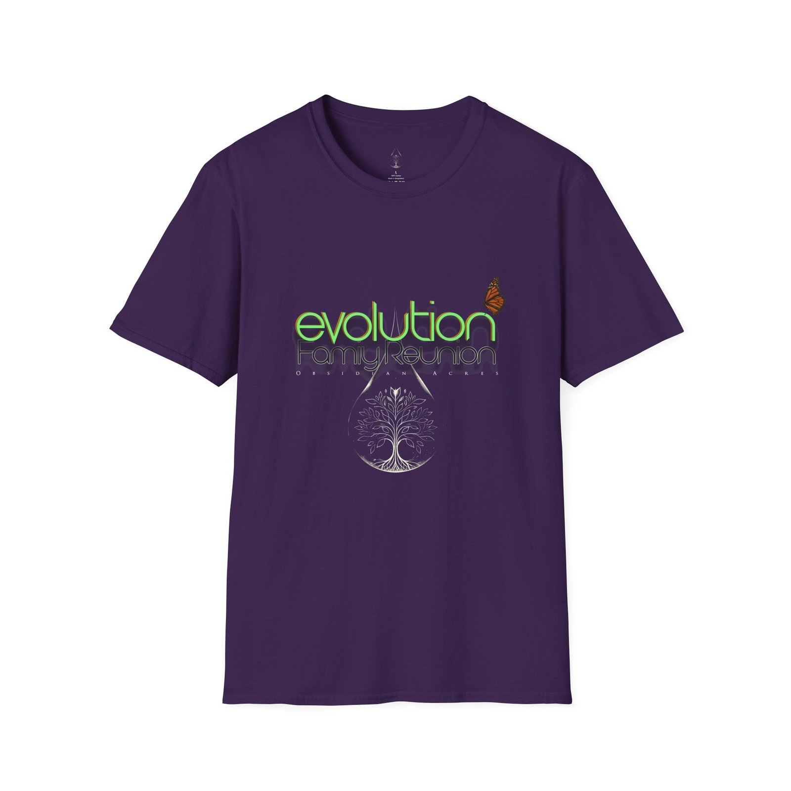 π¦ EVO Society Cosmic Butterfly Tee β Obsidian Acres 2025 - Image 11