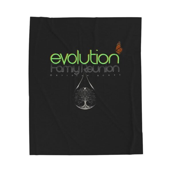 Evolution Family Reunion Plush Blanket
