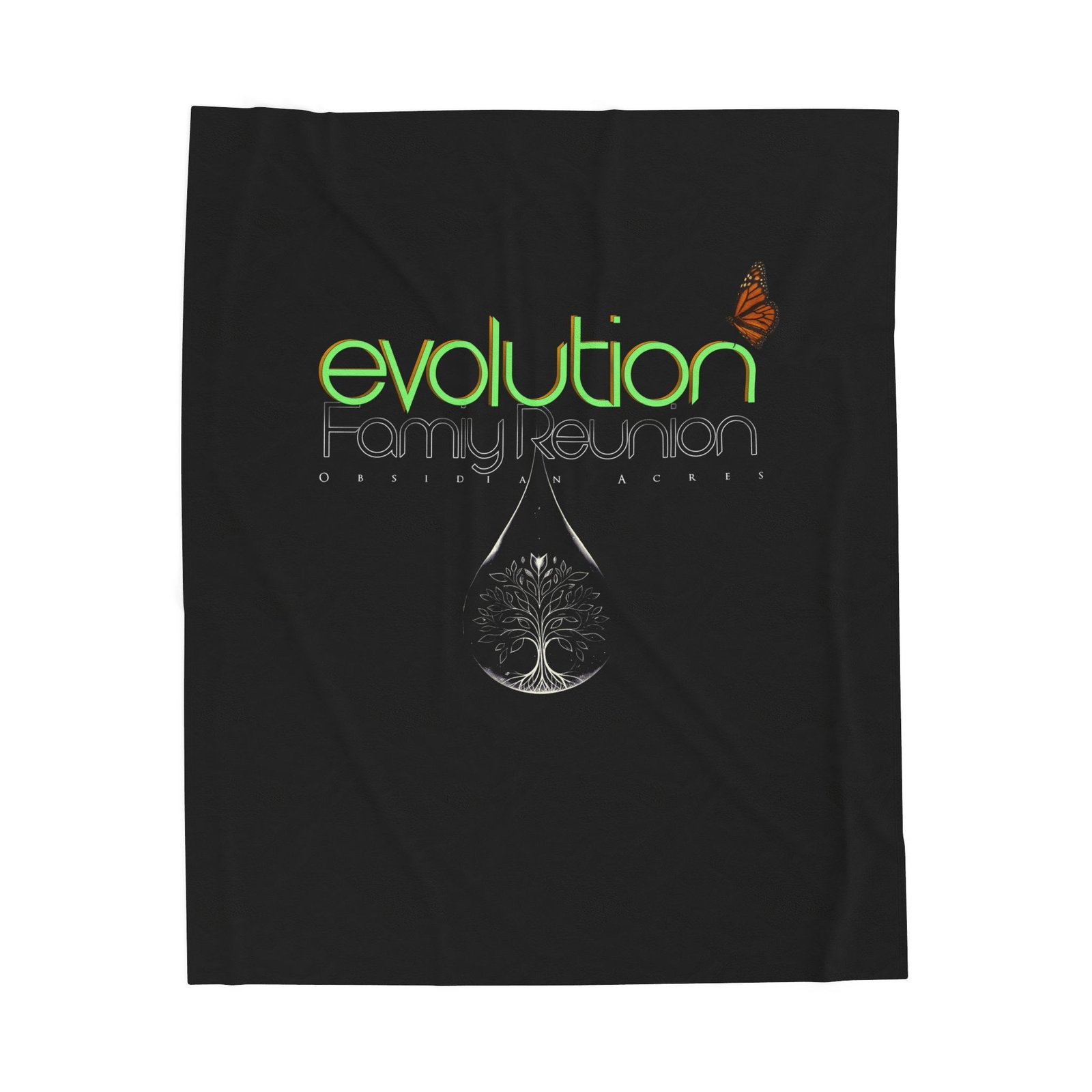 Evolution Family Reunion Plush Blanket