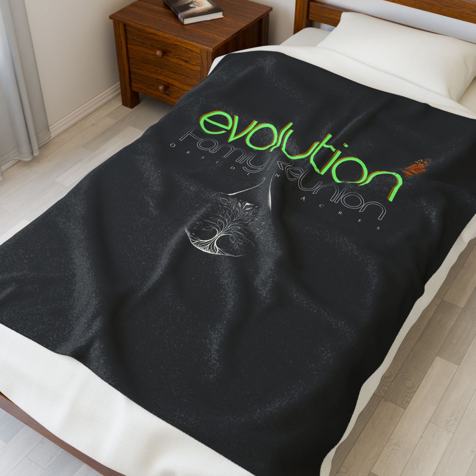 Evolution Family Reunion Plush Blanket - Image 3